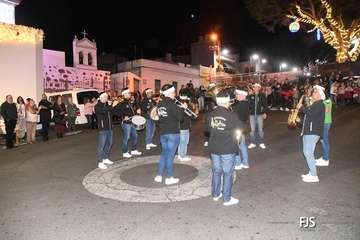 Papá Noel irrumpe en Lomo Magullo en un 4x4/FJS Fotografía.